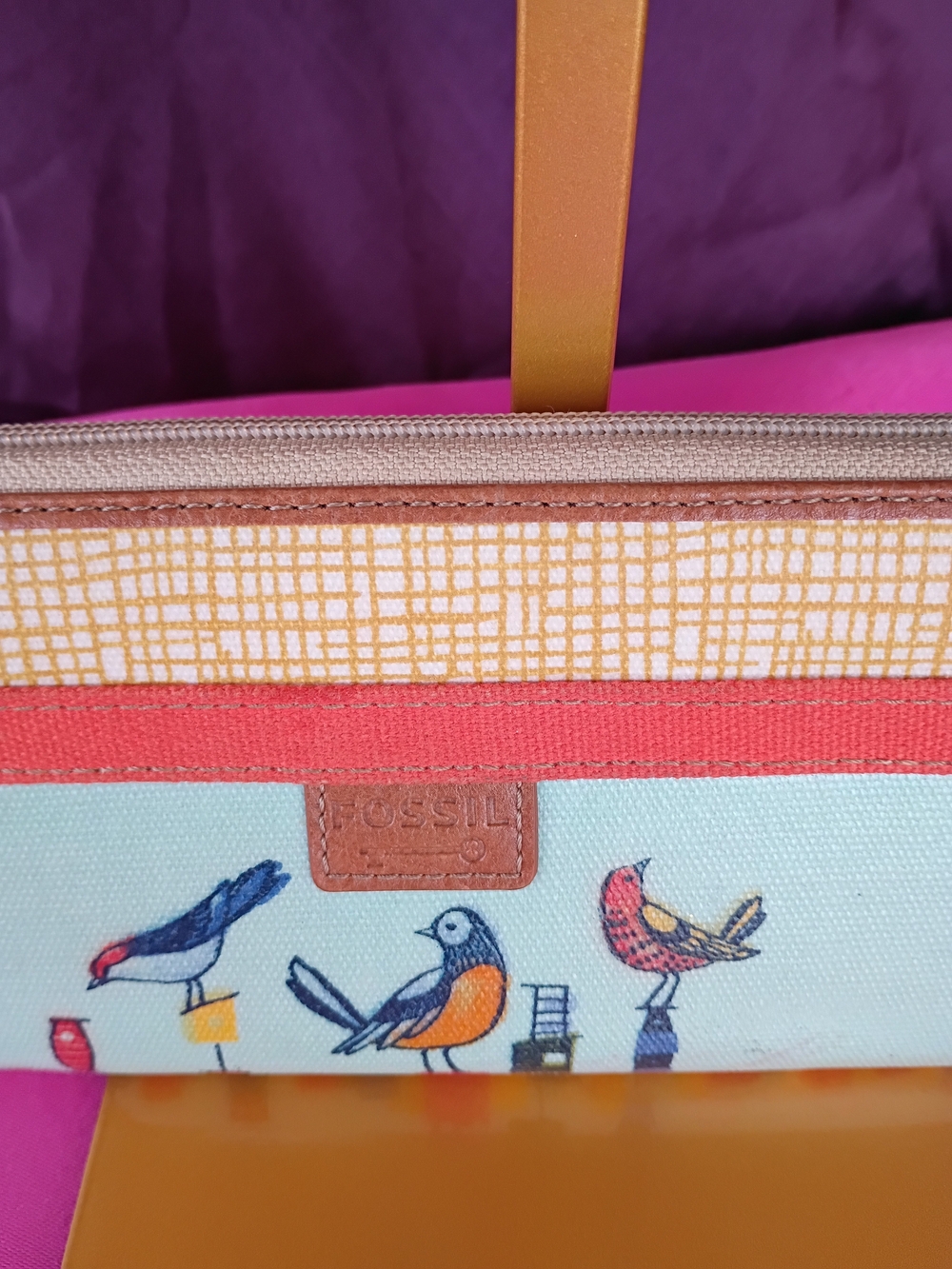 Fossil City Birds Purse And Wallet Set - Picture 4 of 13